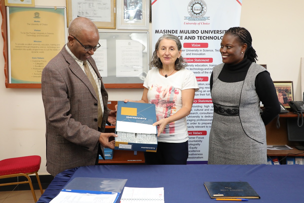 Prof. Isabel Sigwes Donates Contact Lenses to MMUST’s Department of Optometry and Vision Sciences